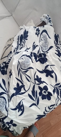 Floral Halter Maxi Dress for Plus Size - Elegant Summer Style photo review