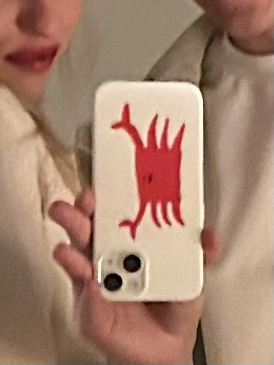 Red Crab iPhone Case, customer photo