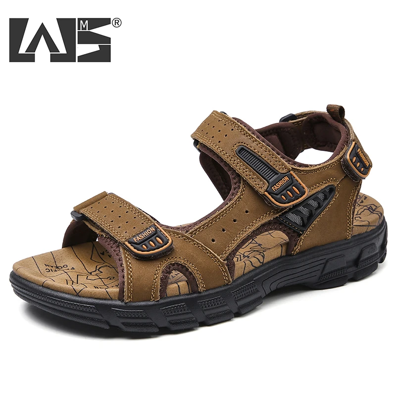 Men's Genuine Leather Sandals Brand Classic Sandal Summer Male Outdoor