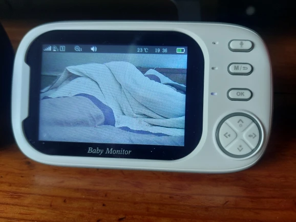 Cdycam New 3.5 inch Wireless Video Baby Monitor Night Vision Temperature Monitoring 2 Way Audio Talk Baby Nanny Security Camera photo review