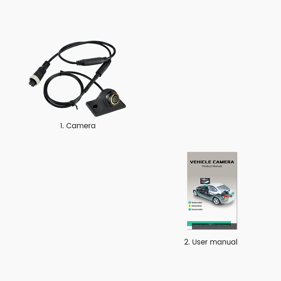 Caméra De Recul Voiture Podofo - Vision Nocturne, étanche IP68, Angle 170°