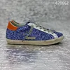 Classical GOLDEN Shoes Designer Women's GOOSE Sneakers Gold Silver Glitter Leopard Leather Graffiti Style Shoe 3
