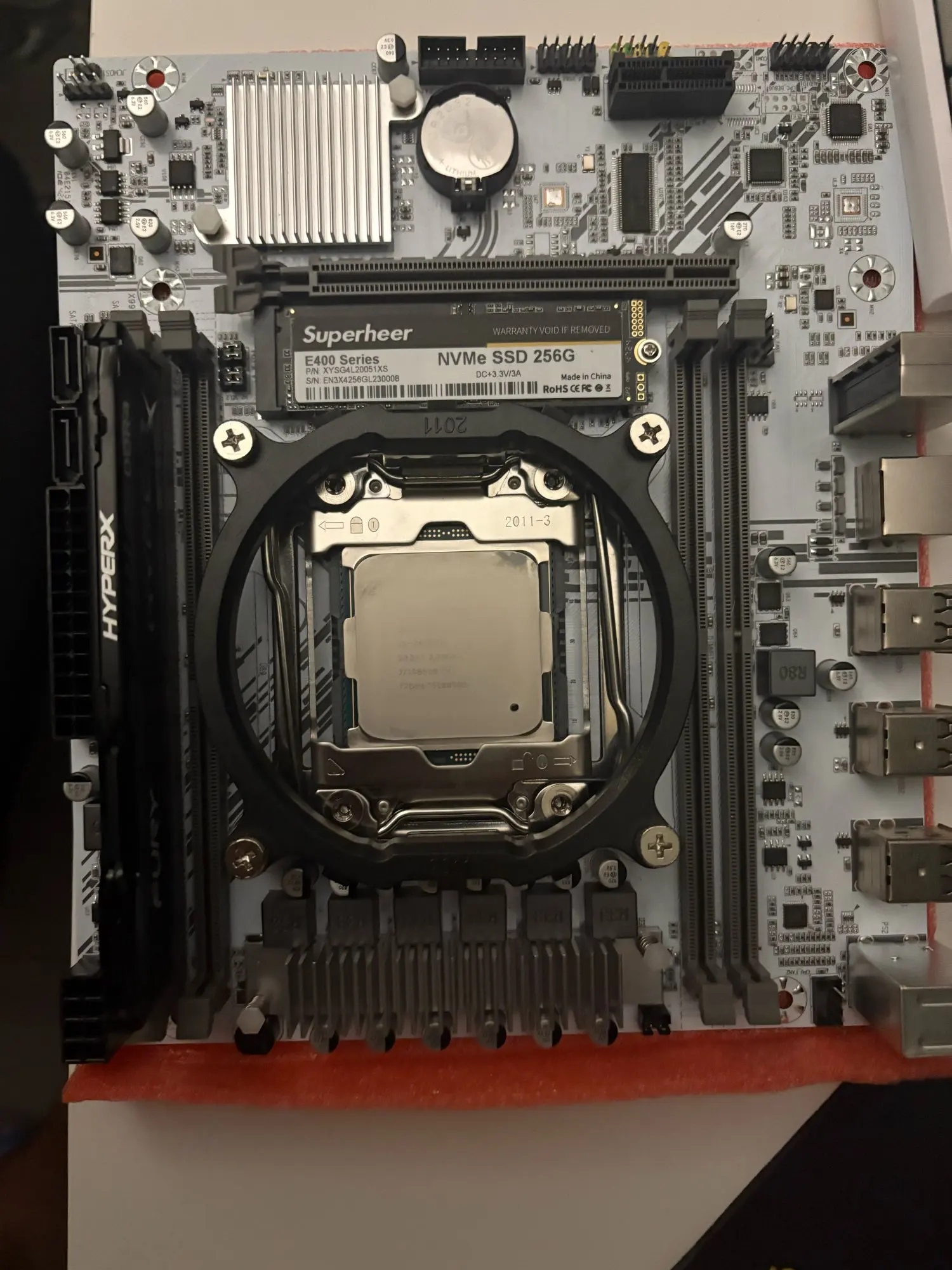 MACHINIST White X99 PR9-H Motherboard combo Intel Xeon E5 2630 V4 LGA 2011-3 CPU DDR4 16GB RAM NVME m.2 Optional kit set photo review