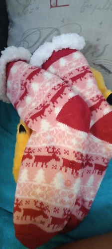 Flauschige Wintersocken mit niedlichen Tiermotiven photo review