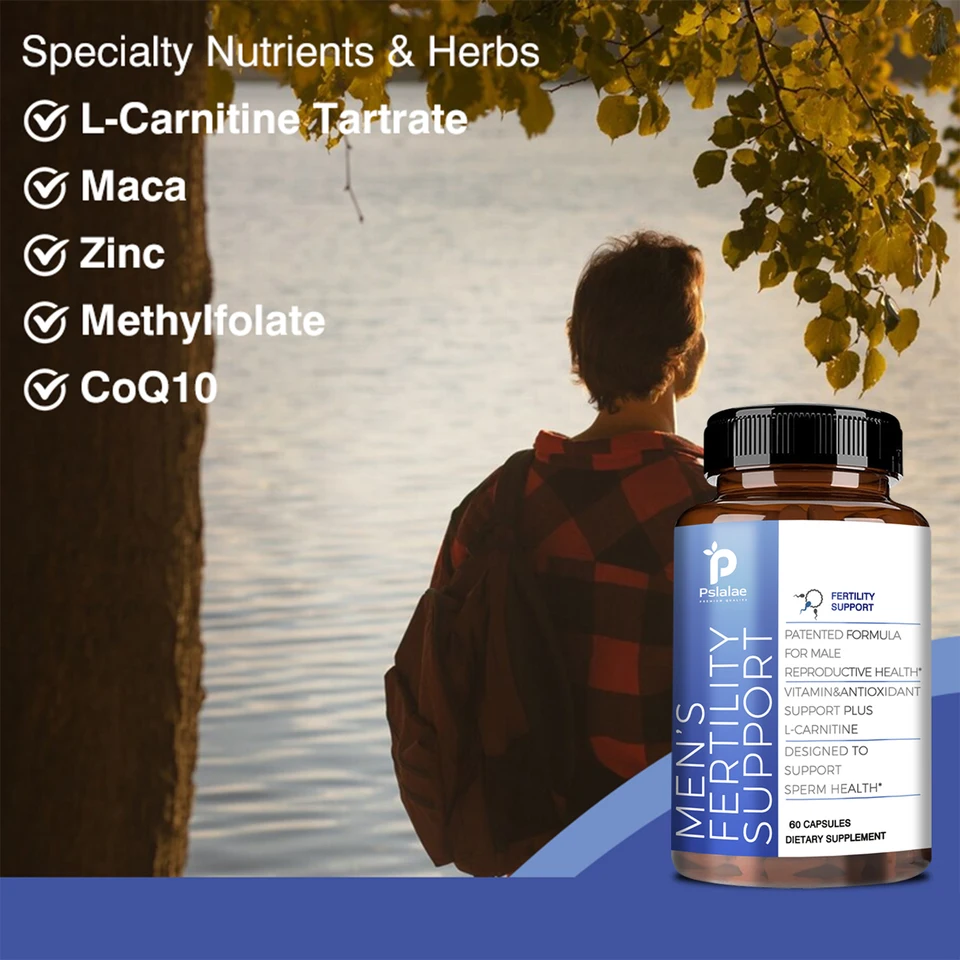 Male Fertility - Maintains Condition, Boosts Strength, Energy & Endurance -  60 Capsules