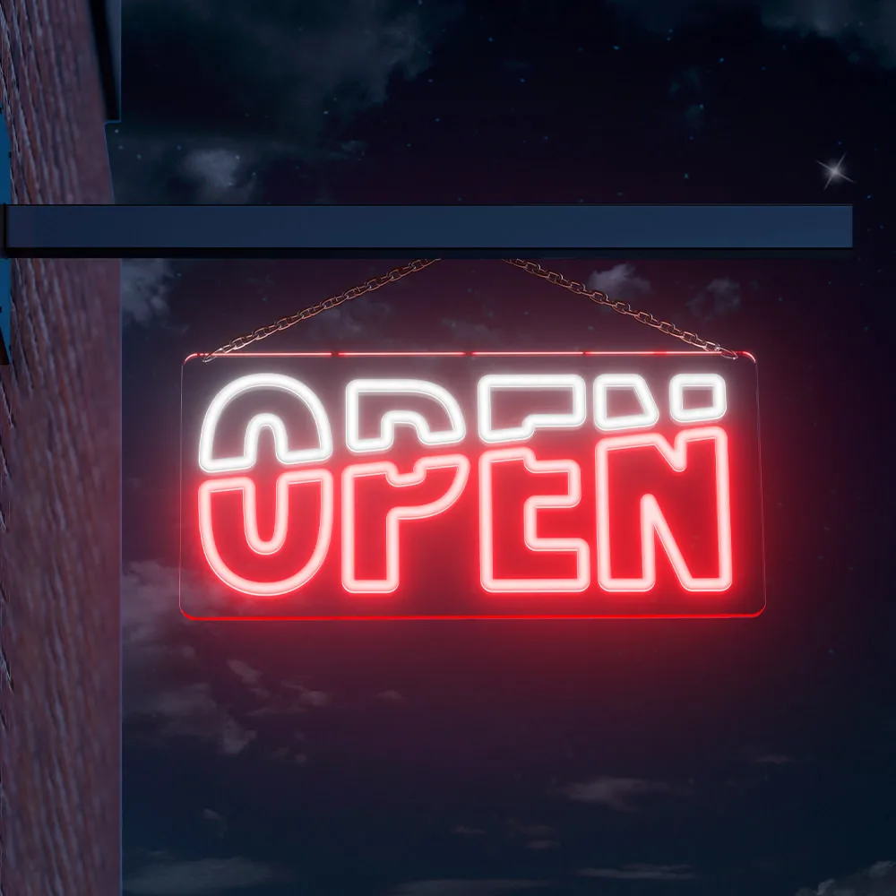 Neon Open Closed Sign