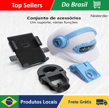 Suporte de Celular para Moto e Bicicleta com Proteção em Formato de Capacete