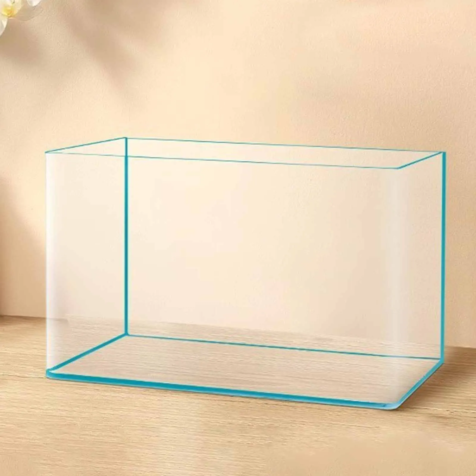 Aquarium rimless en verre extra-blanc pour Betta, nano et crevettes