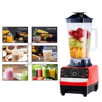 Blender et robot culinaire 2-en-1 2000W, mixeur à smoothies 2L avec lames en acier inoxydable pour écraser la glace et préparer des jus, mixeur de cuisine 6