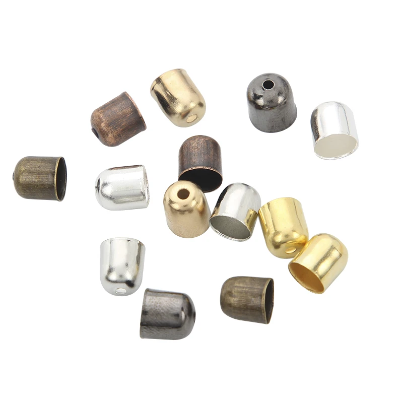 Tassels Cap Findings Beads End Jewelry Caps Leather Cords 50100pcs