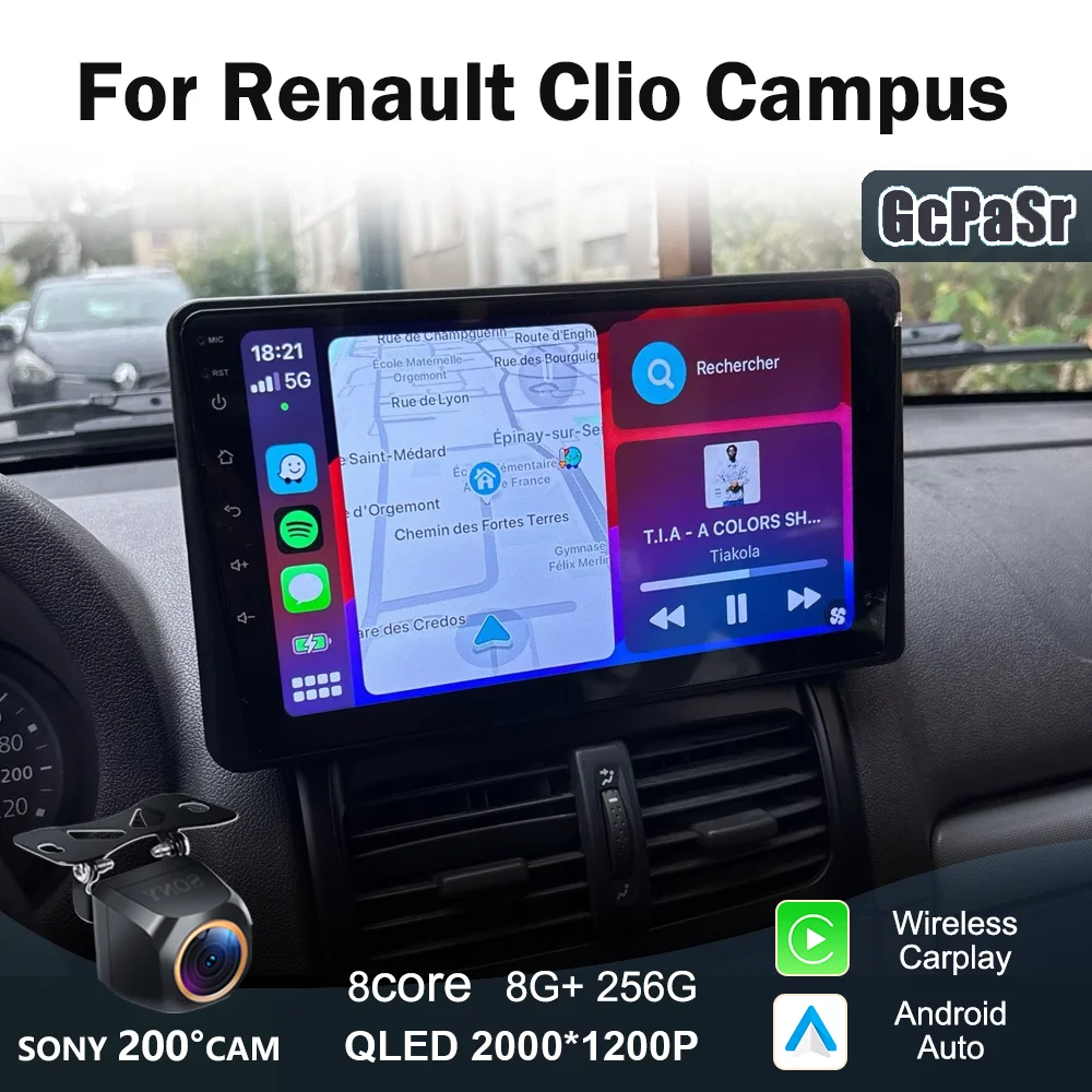 Car Android 13 For Renault Clio Campus Auto Stereo Video Radio Carplay car-android-13-for-renault-clio-campus-auto-stereo-video-radio-carplay