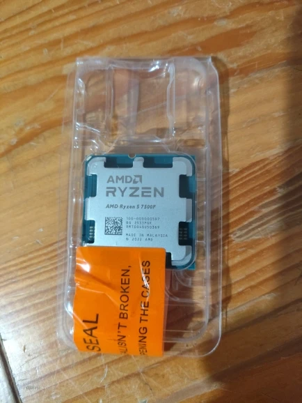 AMD Ryzen 5 7500F Processor CPU R5 7500F Up to 5.0 GHz 6-Core 12-Thread 32MB Game Cache Socket AM5 DDR5 5200MHz Desktop PC Gamer photo review