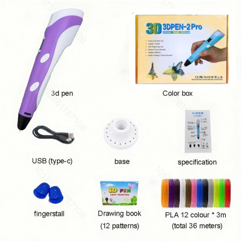 Creative 3D Printing Pen DIY Fun Kit - The Ultimate Holiday Gift Choice