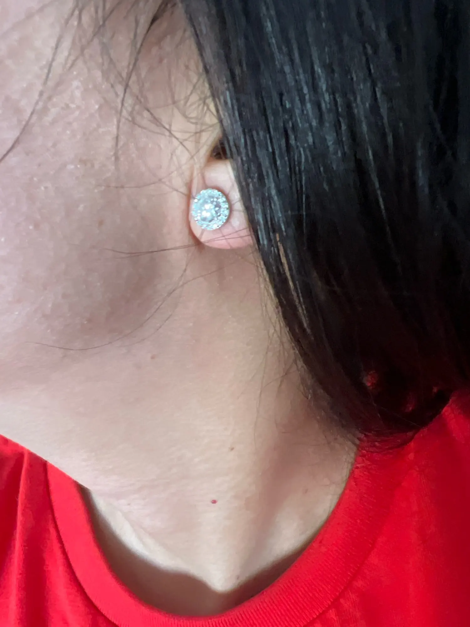 Moissanite Stud Earrings photo review