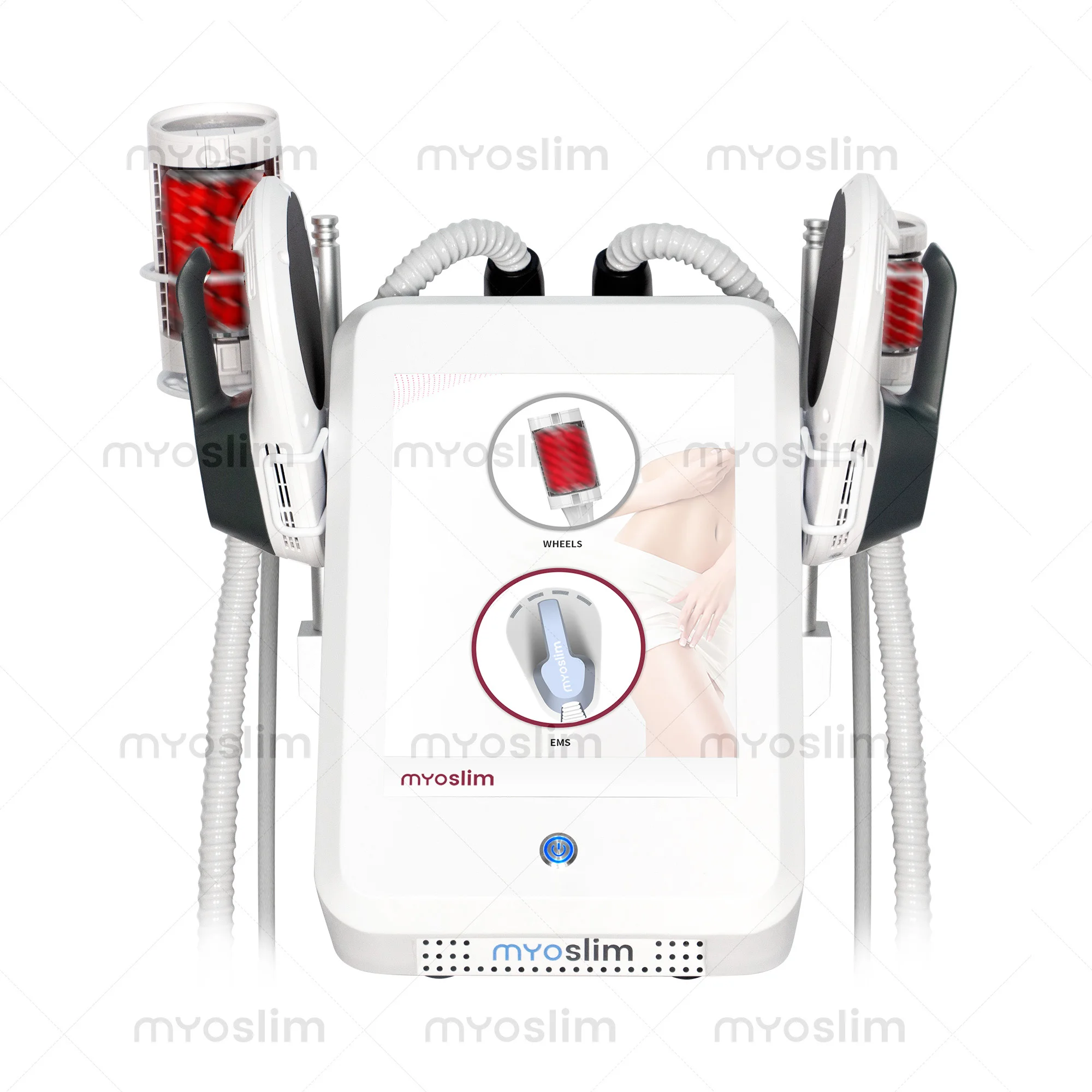 EMS Vacuum Inner Ball Roller 360 Degree Rolling Cellulite Massage Weights Loss Machine Body Muscle Body Slimming Fat Removal - immagine 2