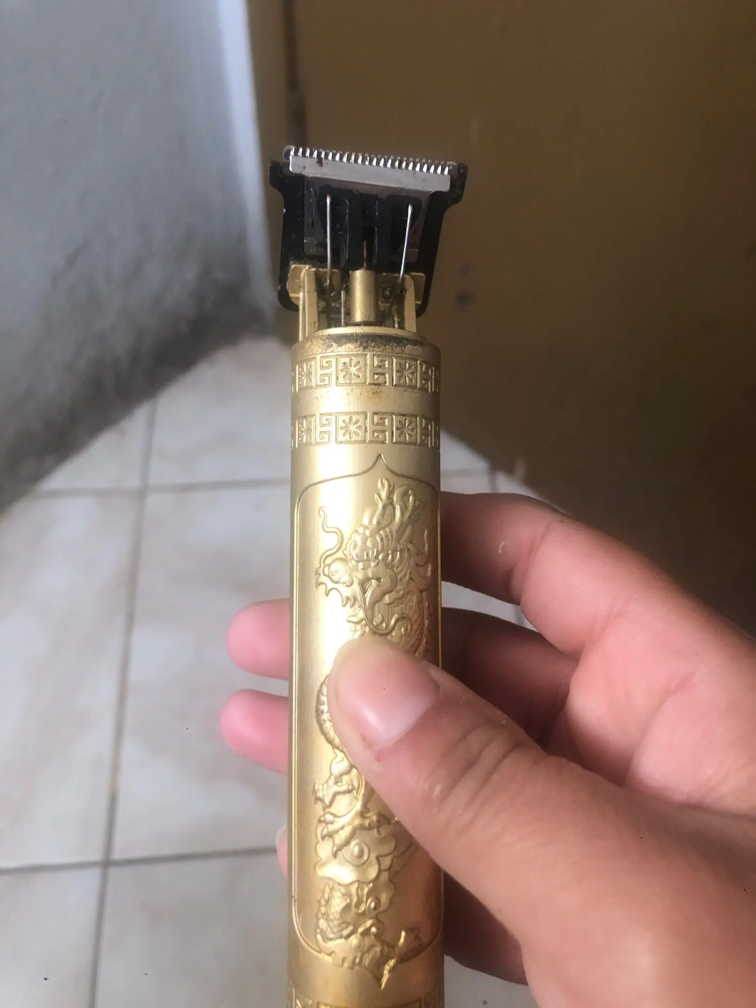 Máquina De Cortar Cabelo Parágrafo Barba Masculina Designer Aleatório Elétrico Profissional photo review