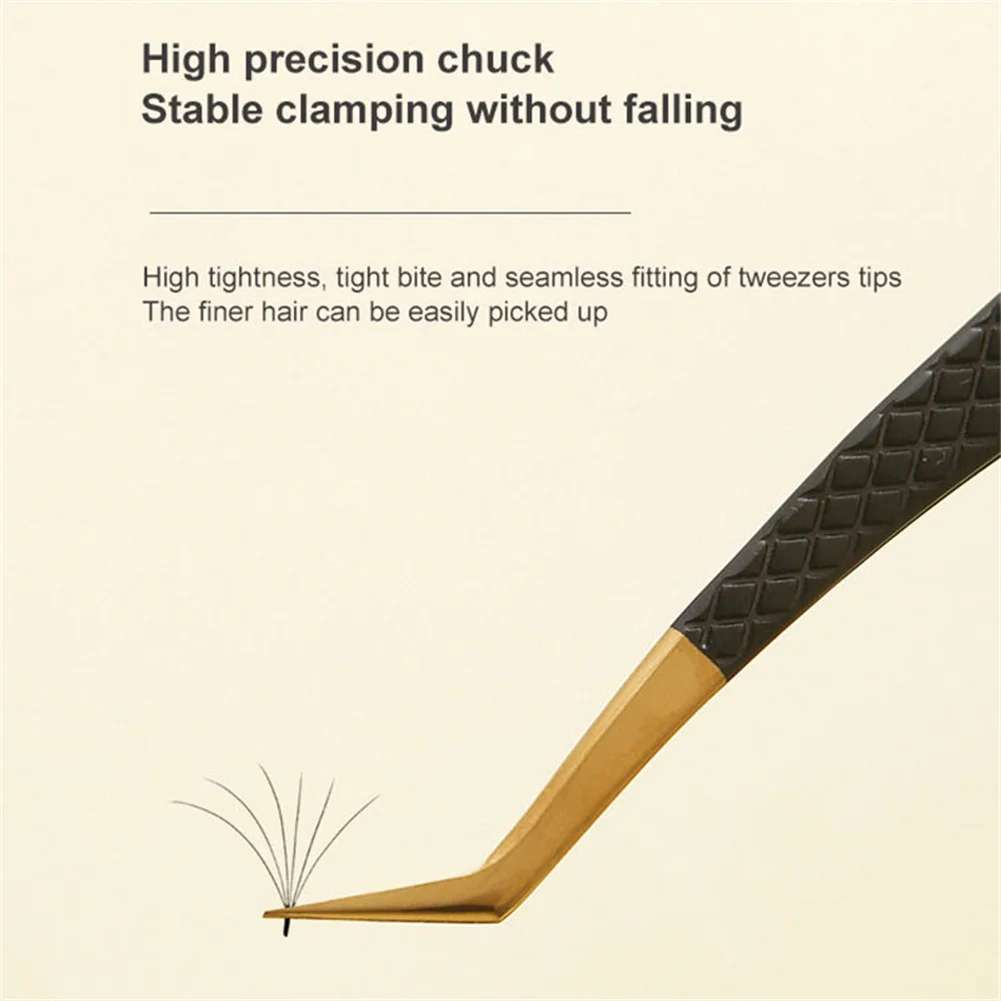 False Eyelash Tweezers For Fake Eyelashes Extensions Individual Curved Strip Lashes Eyebrow Hair Clip Tongs Nail Art Makeup Tool