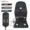 Full-Body Back Neck Waist Heated Massage Electric Vibrator Cushion Seat Car Home Office Massage Chair Mat Pad 2