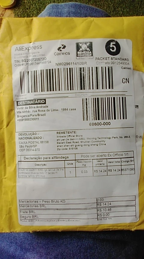 WS2812B WS2811 RGB Pixel Led Strip Music 17Keys RF Controller photo review