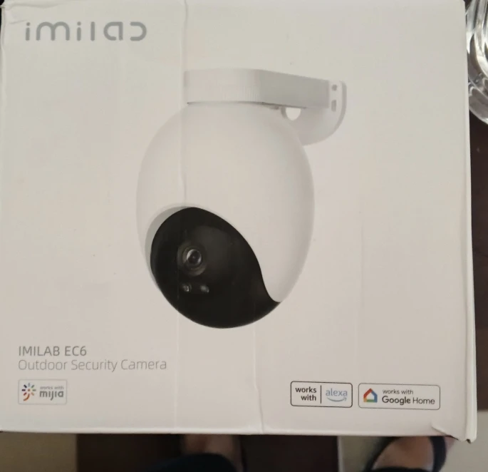 360° View WiFi 6 Camera for Home Security 24/7 Recording Auto-Tracking