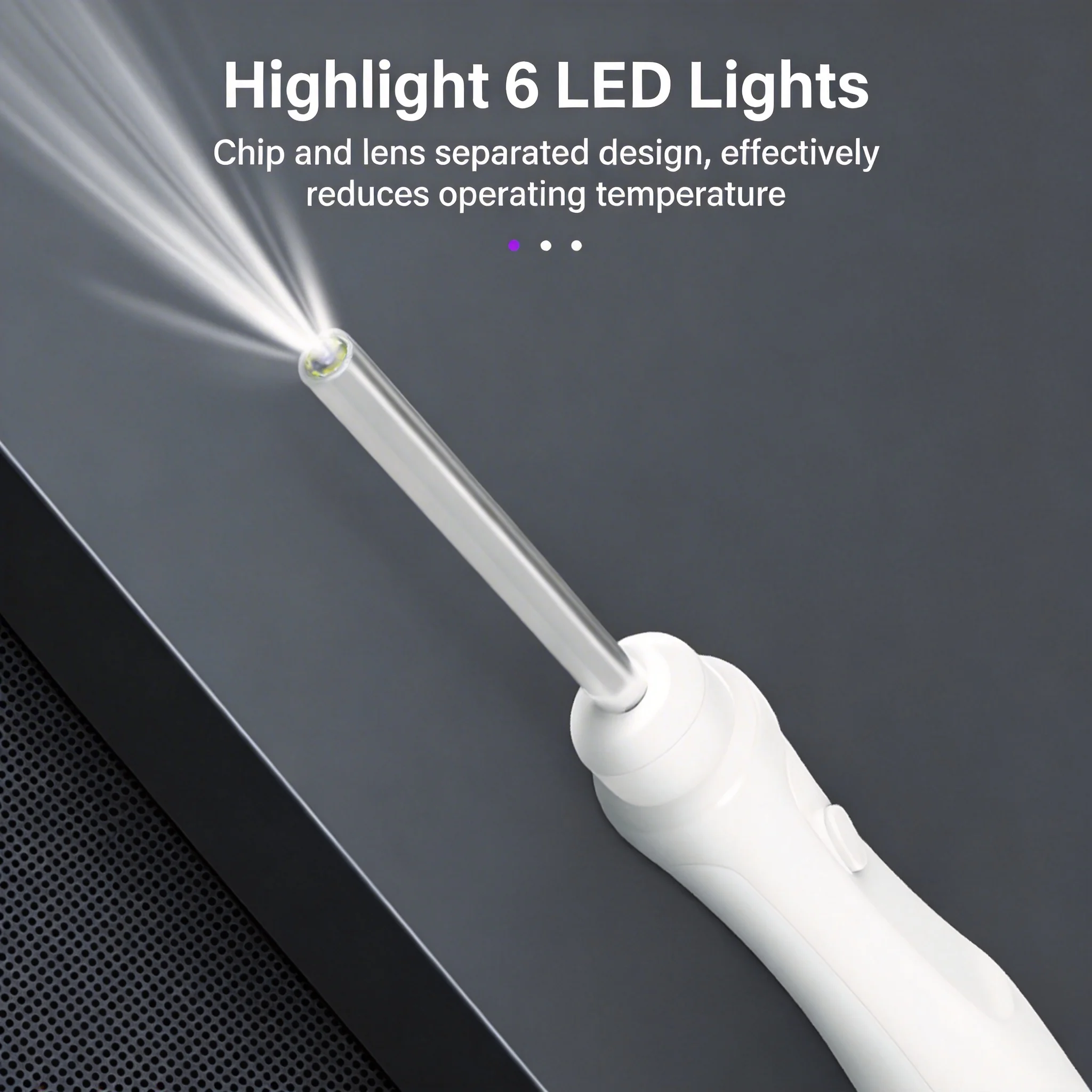 3.2mm HD Visual Ear Cleaner with Screen Ear Endoscope Camera Ear Wax Removal Otoscope Ear Pick Inspection Tool for Kids Adults 5