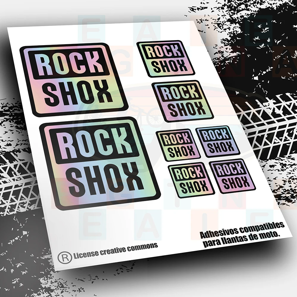 Adesivi Rock Shox Wp535 Adesivi Decalcomanie Aufkleber Aufklever Adesivi Forks