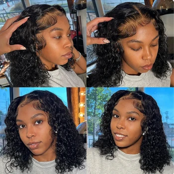 Glueless 100% Human Wigs Water Wave Ready To Wear - Image 6