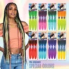 Sensationnel XPRESSION 3X Ruwa Synthetic Hair Braids Pre-Stretched Braid 24" - Lightweight, Easy to Install 3