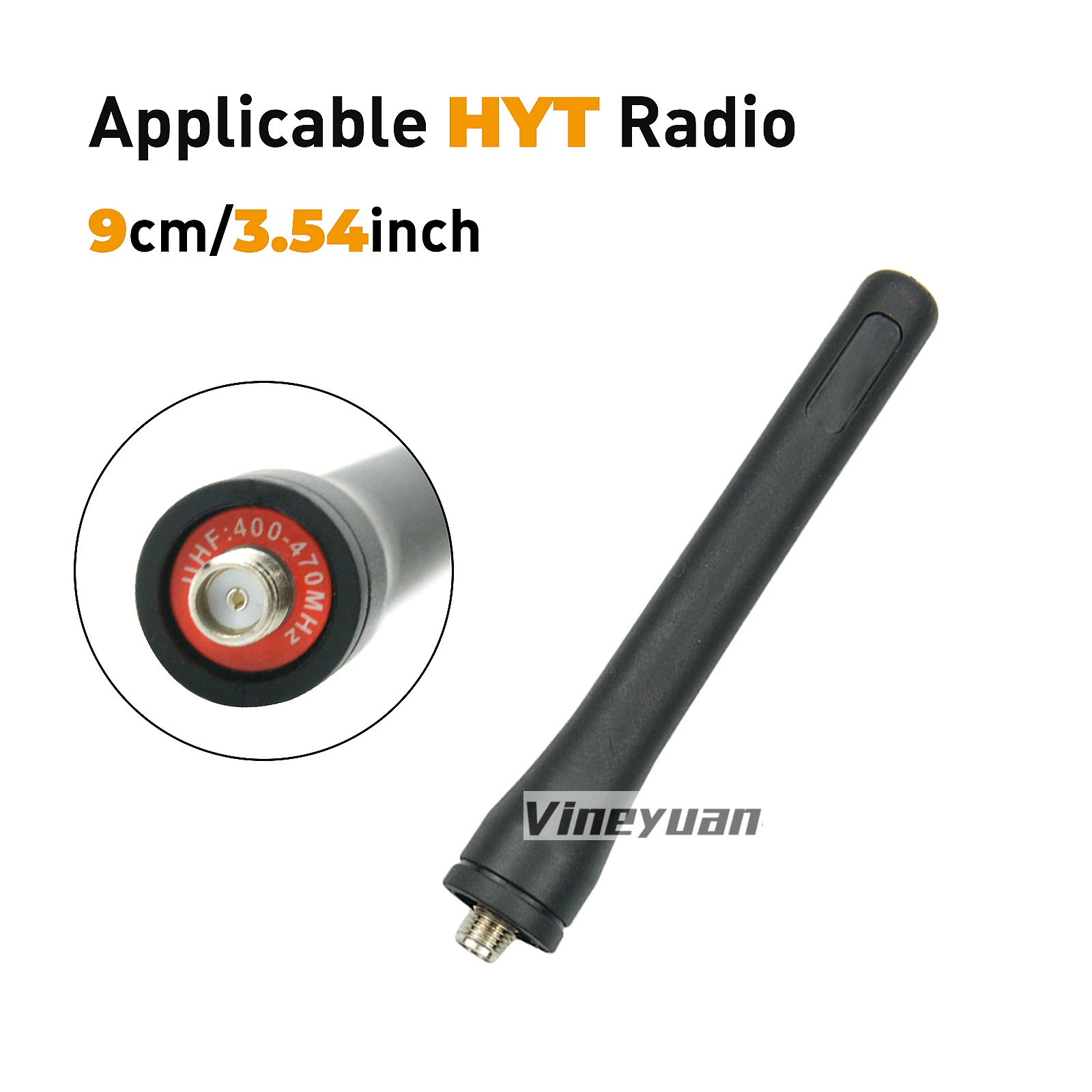 Antenna Uhf 400-470Mhz Per Hytera Hyt Pd700 Pd780 Pd782 Pd785 Pd790 Pd565 Antenna Radio Bidirezionale Digitale Professionale Versatile