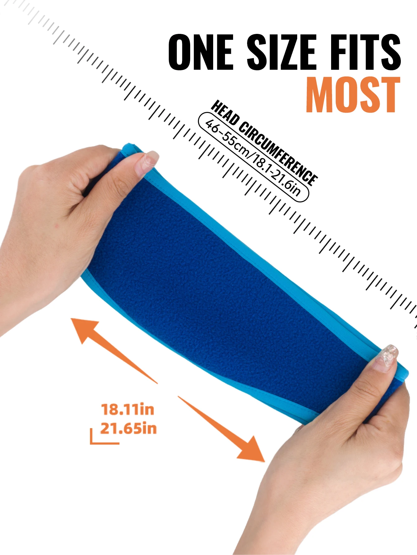 WRELS Kinder-Ohrenwärmer aus Fleece, Muffs, Stirnband, dehnbare Ohrenschützer, Winterbezüge für kaltes Wetter, Laufen, Radfahren, Skifahren, Ohrenwärmer – Detail 9