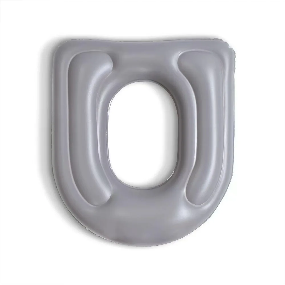PVC 팽창식 시뮬레이션 변기 시트 모델, PVC 팽창식 변기 시트, 4 개의 강력한 흡입 컵, 팽창식 변기 시트