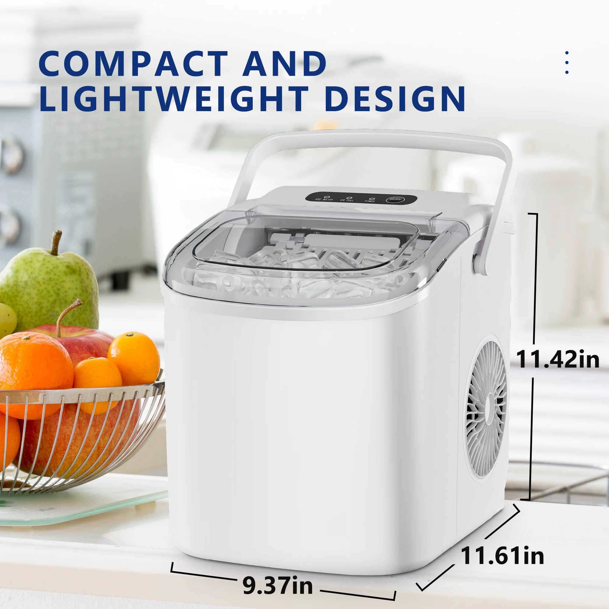 SIMALIFE IM 06 صانع الثلج على سطح الطاولة صانع الث...