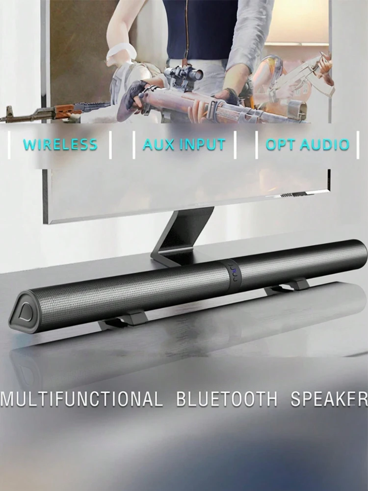 Description Picture 4 of itemTV sound system, detachable 2-in-1 wireless 5.3-channel TV sound system, 29 inch 2.2-channel TV speaker, supports AUX/USB