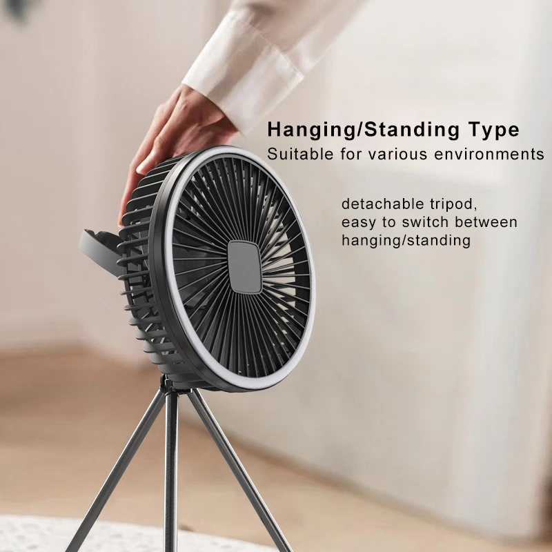 Portable USB Rechargeable Camping Fan 3