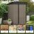 Patiowell 5x3 FT Outdoor Storage Shed, Tool Shed with Sloping Roof and Lockable Door, Metal Shed for Backyard Garden Patio Lawn 6