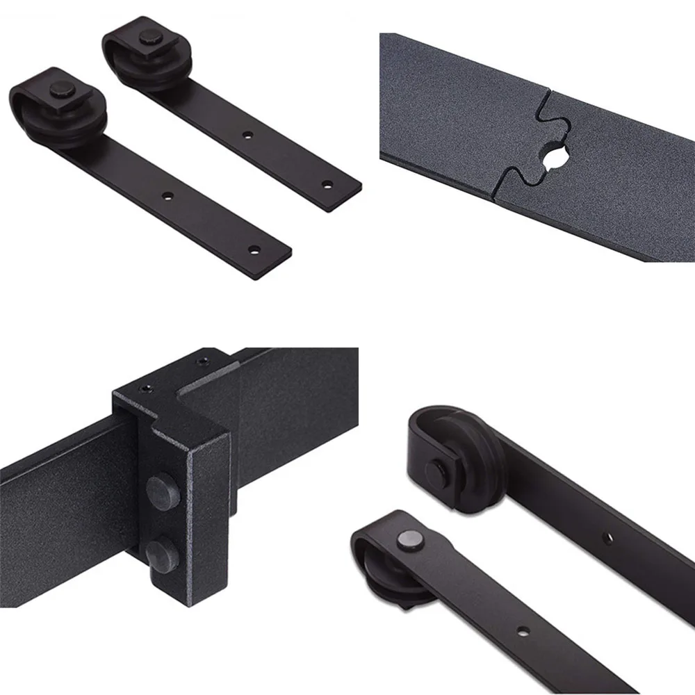 Sliding Door Roller Sliding Door Pulley Hardware Wood Barn Door Hanging Rail Home Sliding Door Barn Track Hardware