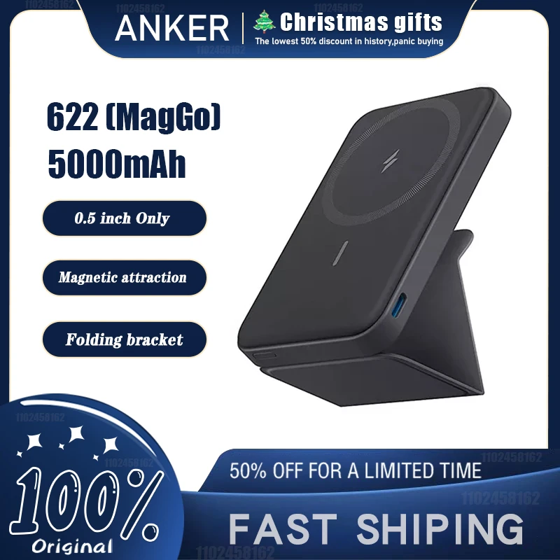 Anker 622 (maggo) Wireless Power Bank Battery 5000mah