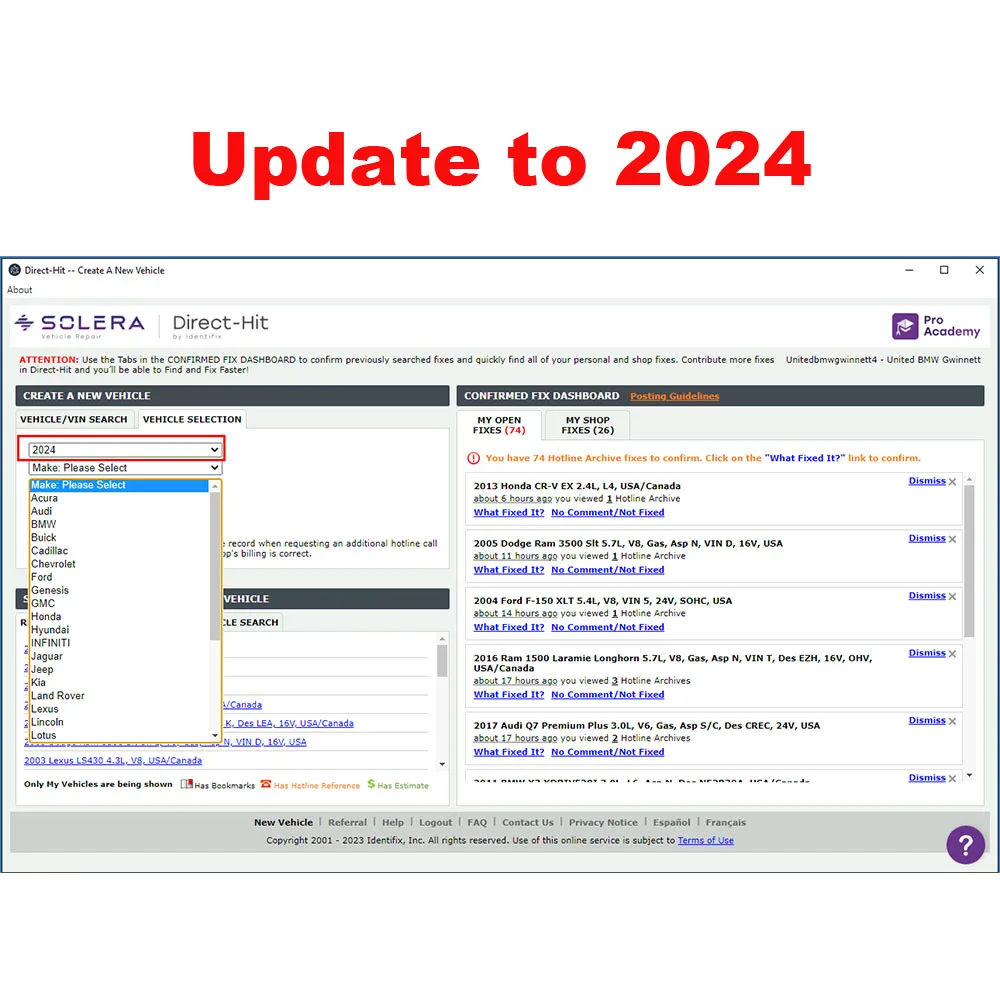 2024 Workshop Online Account for Alldata AutoData All Auto Data Elsa Win Service Box WIS FCA Haynes PRO Auto Repair Software