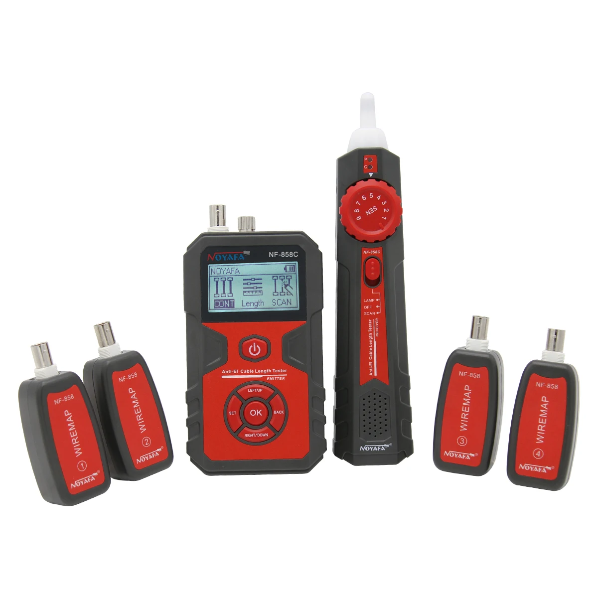 Noyafa NF-858C Wire Tracker Netzwerk Kabel tester Finder BNC messen Kabellänge Poe Spannungs prüfung Trace Kabel Line Locator