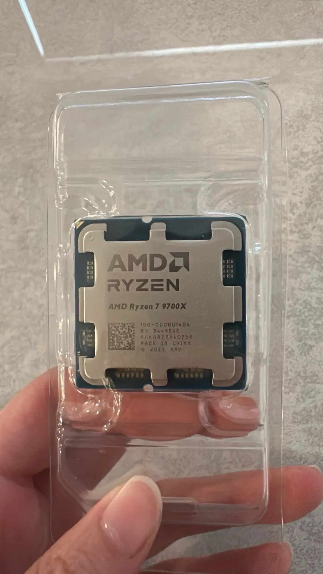 AMD New Ryzen 7 9700X Processor 5.5GHz 8-Core 16-Thread 40MB Game AMD New Ryzen 7 9700X Processor 5.5GHz 8-Core 16-Thread 40MB Game
