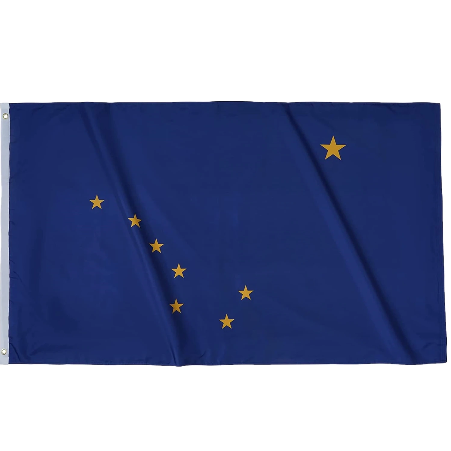 

Alaska Juneau Flag Alaska StateBrass Grommets Durable Polyester Living Room Polyester 100D Fade Proof Dorm Banner Outdoor