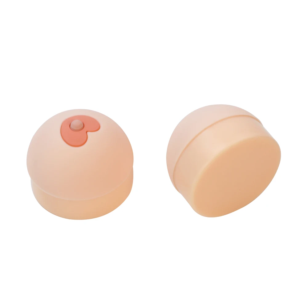 5ML Nipple Wax Jar silicone Wax Container Cosmetic Bottle Makeup Cream Case Earrings Moisturizer Lip Balm 1pcs