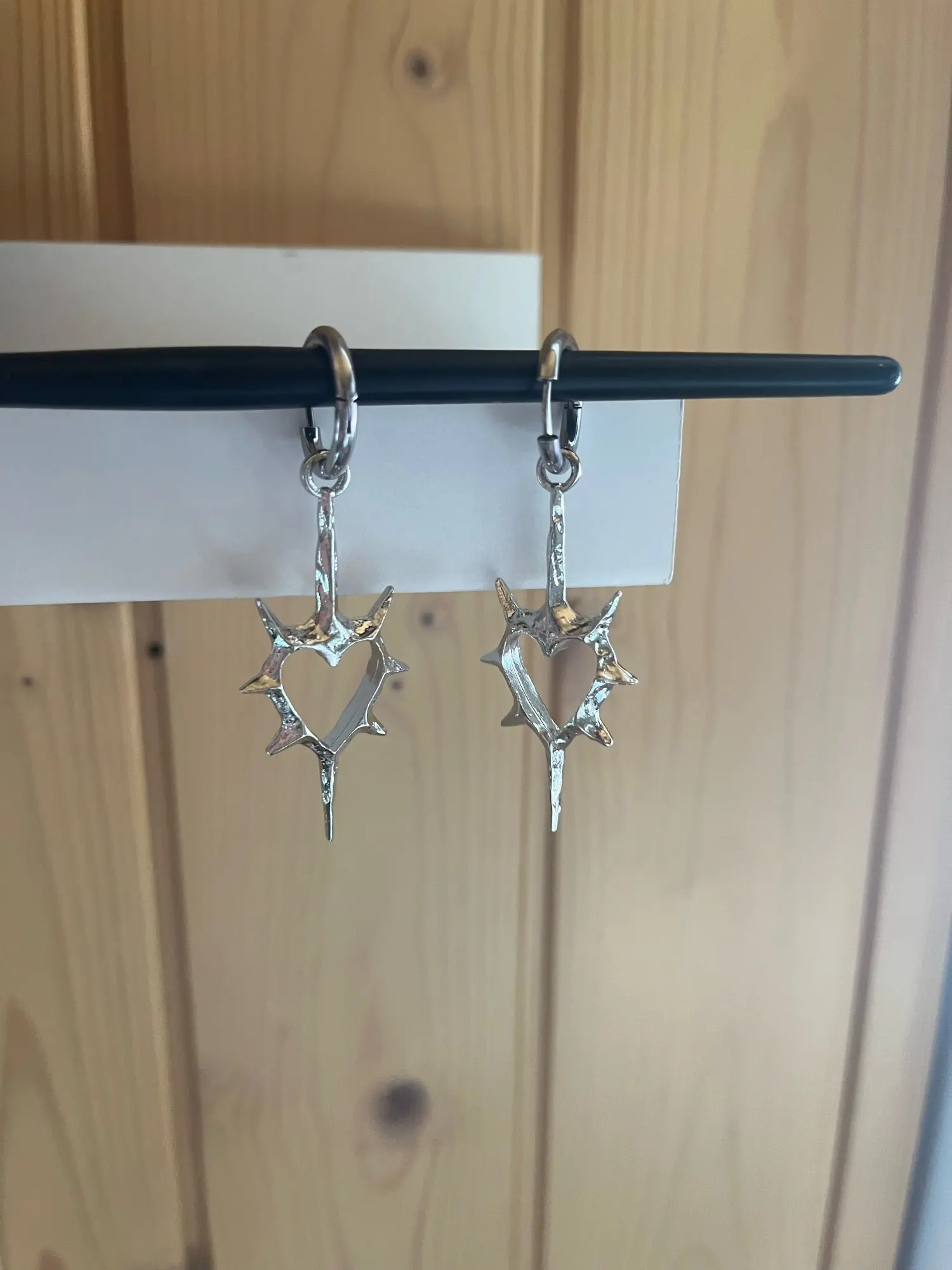 Goth Thorn Heart Earrings Korean Fashion Cross Earrings for Women Punk Charms Earring Grunge Jewelry Hip Hop Vintage Accessories photo review