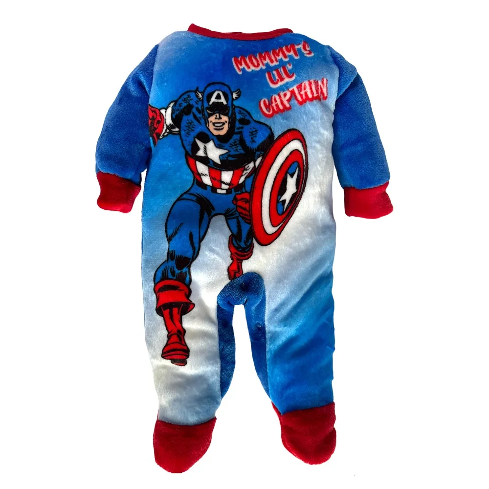 Mameluco para Bebé sublimado Marvel Capitan America