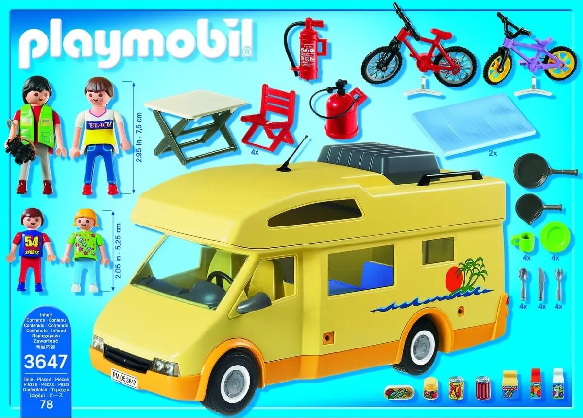 Playmobil – Camping-car, caravanne, ref. 3647, jouets originaux, garçons,  filles, cadeaux, collectionneurs, figurines, poupées, boutique, avec boîte,  licence officielle, clics, nouveauté - AliExpress