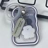 Creative Design Kpop Photocard Holder Transparent Card Holder Keychain Photo Sleeves Bus Card Student Card Case Photo Protector 6
