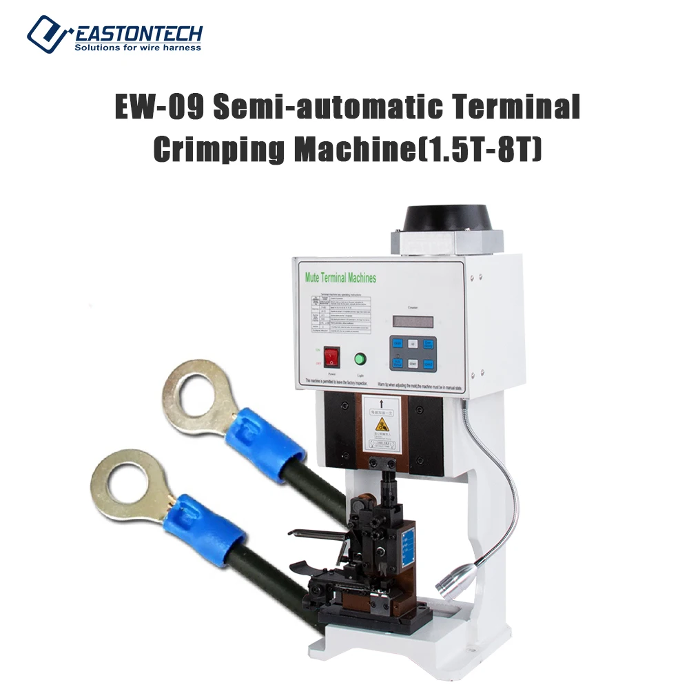 

EW-09C Factory Price Wire Crimp Terminal Machine With OTP Molds Applicator