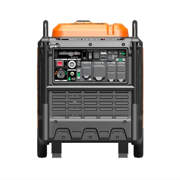 NEW-Original GENMAX GM9000iED 50 Amp 7600W/9000W Remote Start Dual Fuel Inverter Generator with CO Detect New