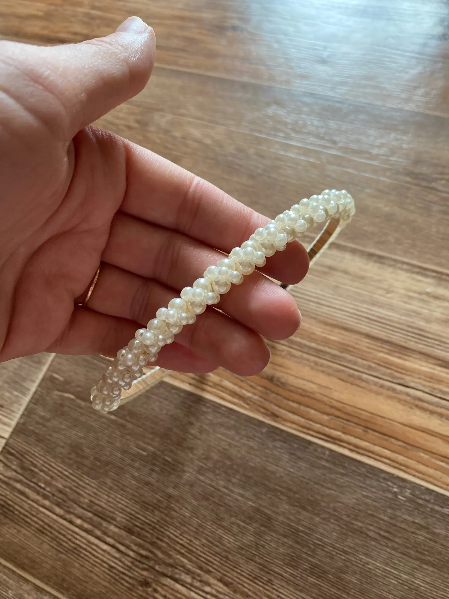 New Women Elegant Full Pearls Simple Hairbands Sweet Headband Hair Hoops Holder Ornament Head Band Lady Fashion Hair Accessories
