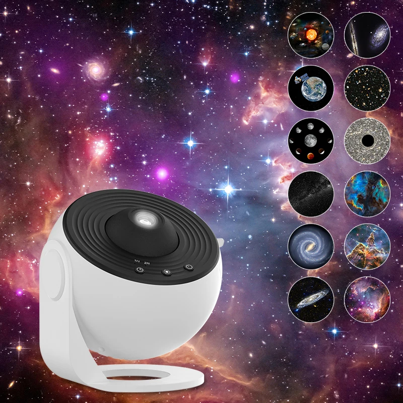 7 en 1 Star Planetarium Projecteur 360 Rotating Led Galaxy Night Lights  Lampe pour Chambre Plafond Chambre Décor Enfants Cadeaux